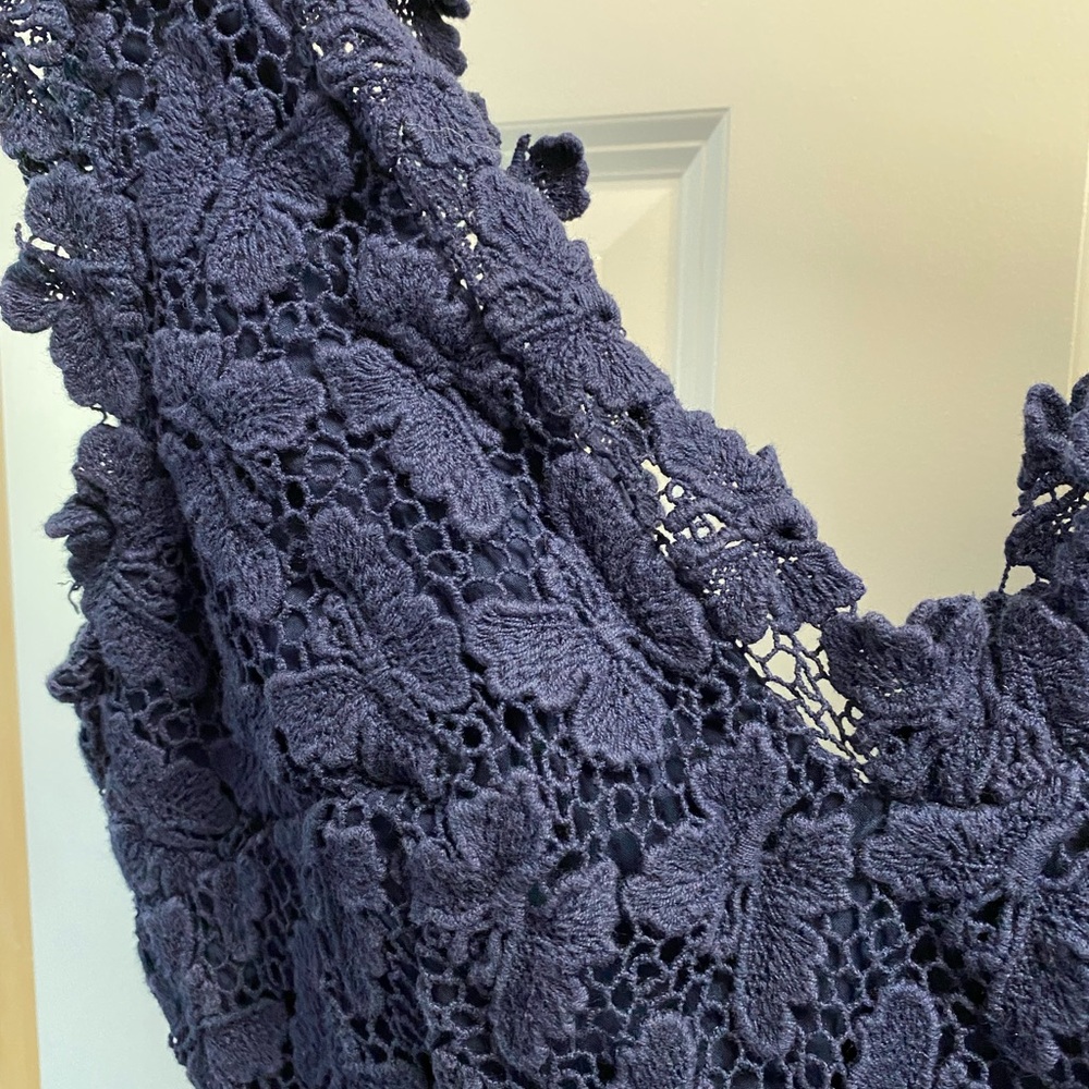 Lilly Pulitzer Crochet Navy dress size M